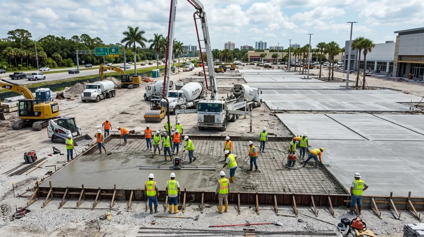 Concrete Work in North Naples: Vanderbilt Beach to Mercato